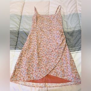Abercrombie & Fitch Dresses | Abercrombie Peach Floral Mini Dress